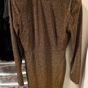Gold sparkly dress